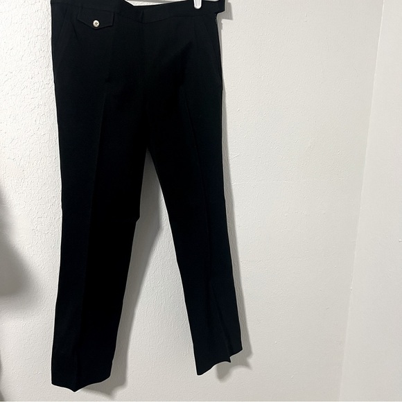 Lauren Ralph Lauren Women Size 8 Side Zip Black Dress Business Cotton Dry Clean - Picture 1 of 9